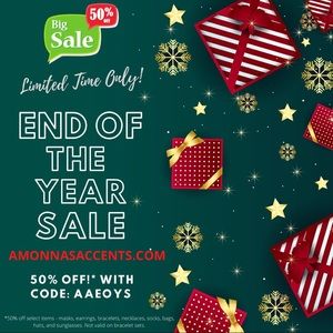 The amonnasaccents.com end-of-the-year sale!